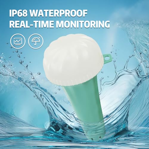 Ryakka RA-YCJCQ-01US Smart Pool Monitor – Real-Time Digital Pool Water Tester thumb #5