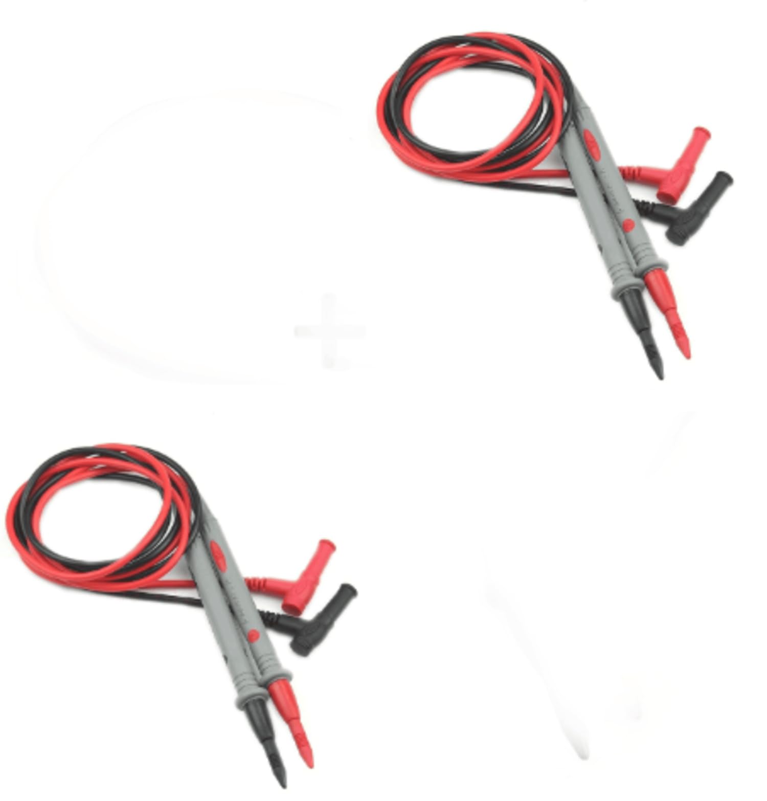 Multimeter Test meter Leads with Banana Plug Digital Clamp Tester voltmeter Probe Test Probes Leads for Multimeter Electronic Test Leads Pair of two| Combo Pack-image-26