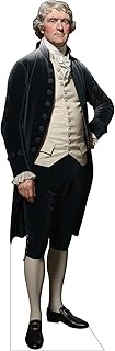 Life Size Cardboard Cutout Standee, Thomas Jefferson 1ft Cut Out, Historical Figure Standup for Parties, Classroom, Museum, President's Day, and Events