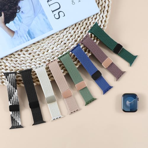 Sololup IWATCH BAND S Ultra/2 49Mm 38Mm 42Mm Women Men,Elastic Woven Nylon Strap thumb #1