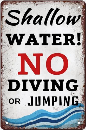 �v�[�������v�[���x�����^���e�B���T�C���󐅃_�C�r���O��W�����v�֎~�u���L�|�X�^�[ �z�[���N���u�������O�v�[���T�C���Ǒ����M�t�g �����ƒj���̂��߂̃v���[�N�u���L�Ŕ� 20.3cmx30.5 cm