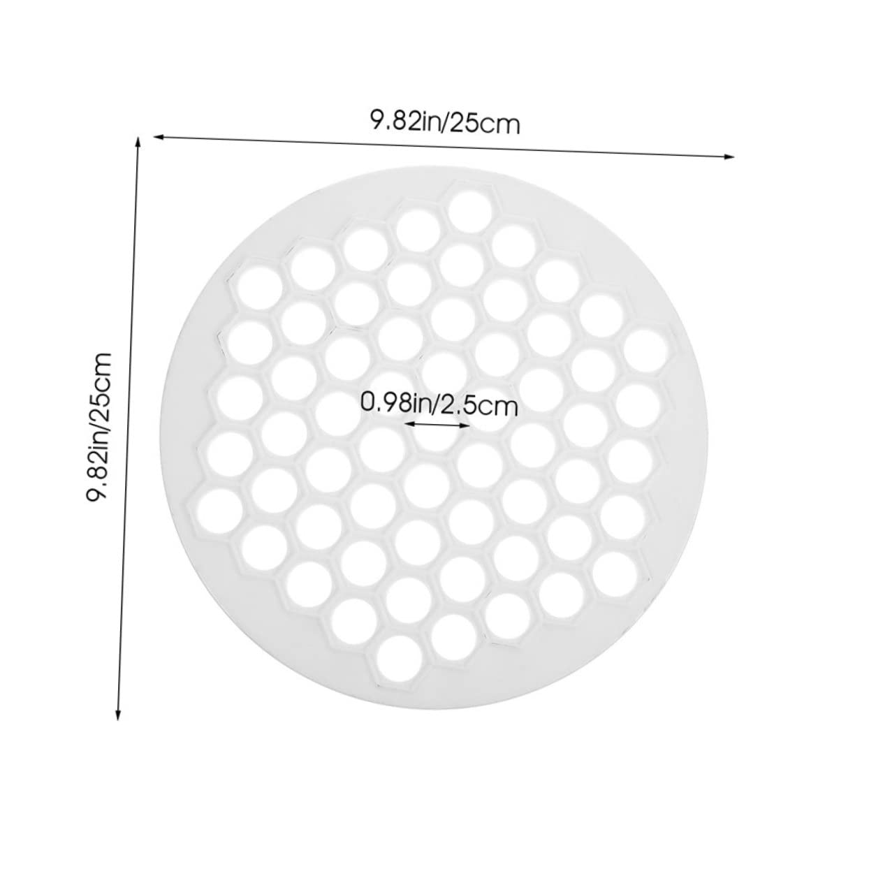 BRIGHTFUFU 2pcs Dumpling Maker Mold Tool Plastic Mold for Homemade Dumplings Wontons Ravioli Easy to Use Kitchen Accessory for Filled Pastries Great Housewarming present