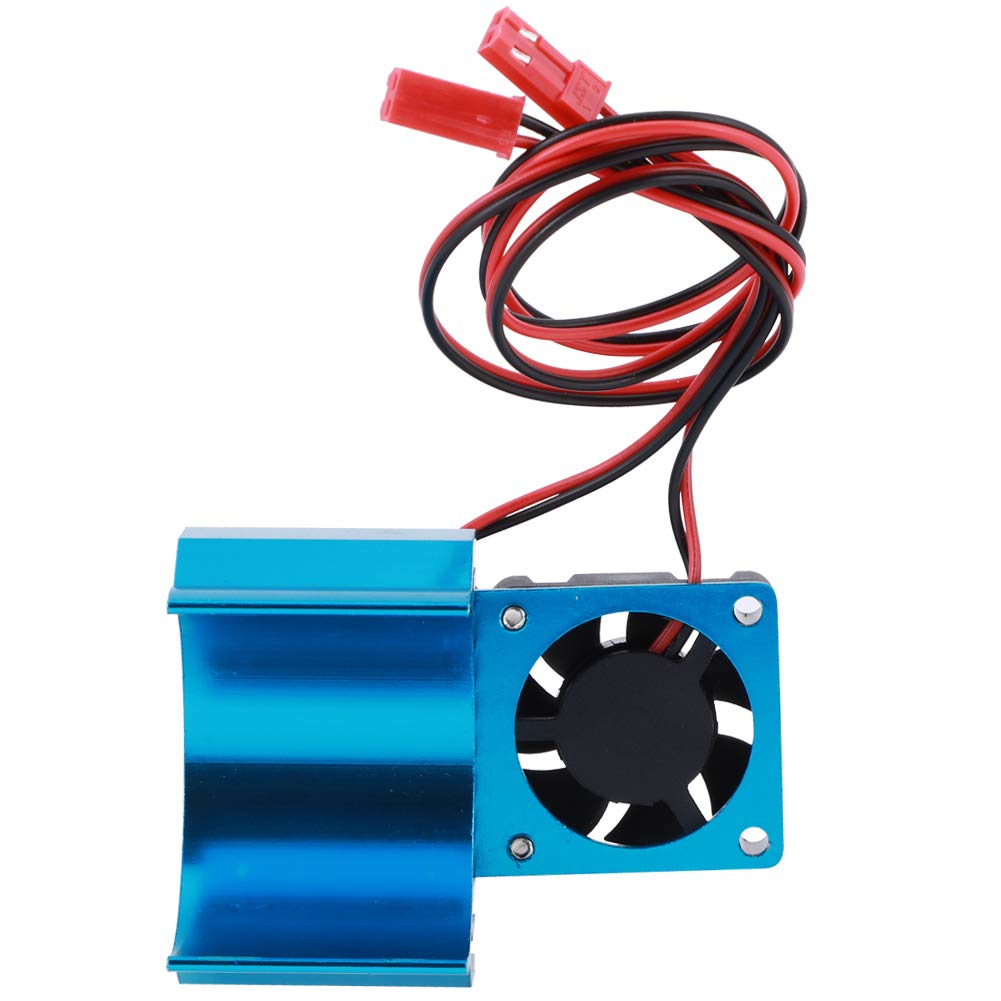RC Accessory Heat Sink for 540/550 Brushed Motor 3650/3660 Brushless Motor, Lightweight Design, Suitable for HSP 94111/94123 / 94107/94170 (Blue)