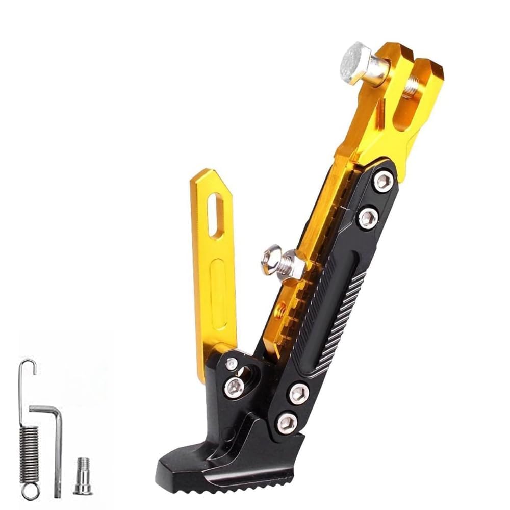 EOYLBFWH Motorcycle Kickstand for Kawasaki Vulcan 650 S VN650, Adjustable kickstand Motorbike parking support stand Motorcycle modification accessories,D-normal