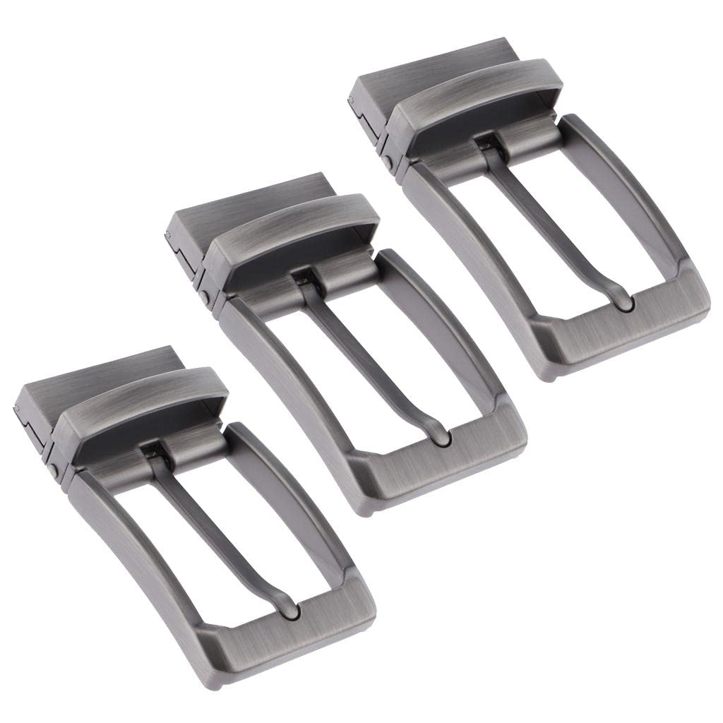 Merishopp 3pcs Mens Antique Belt Buckle Single Prong Rectangular Pin Buckle Reversible | Clothing Shoes & Accessories | Mens Accessories | Belt Buckles-image-29