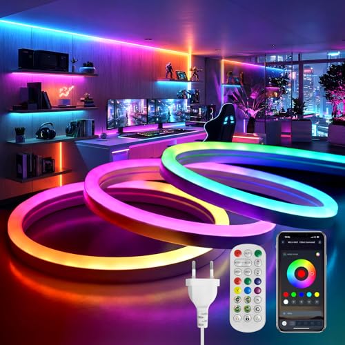 BRIMETI Neón Tira LED 20M RGBIC Luces LED