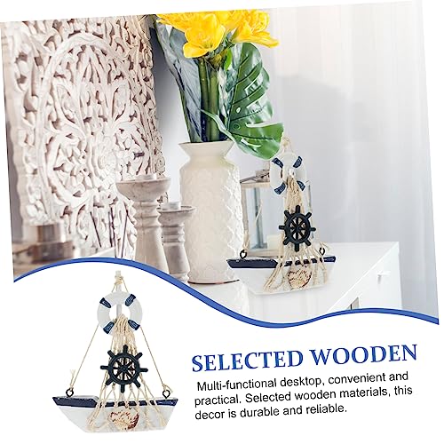 Garneck Vela Mediterrânea À Vela Náutico Esculturas Modernas Navio Mediterrâneo Ornamento De Mesa Mo