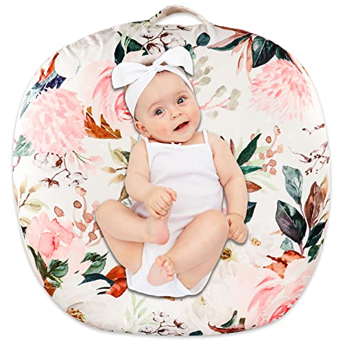 Image of Newborn Lounger Cover Removable Cover Ultra Soft Comfortable Lounger Slipcover Removable Cover for Infant Lounger Pillow, (Lounger not Included)