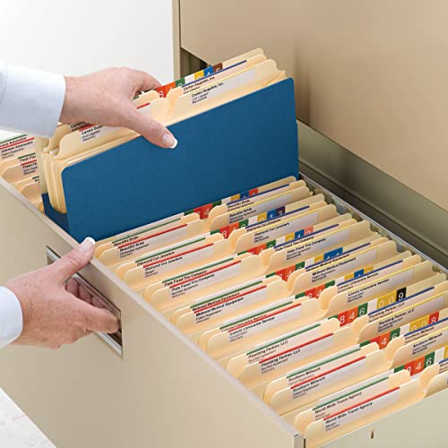 Image of Smead File Pocket, Straight-Cut Tab, 5-1 /4 inch Expansion, Letter Size, Assorted Colors, 5 per Pack (73836)