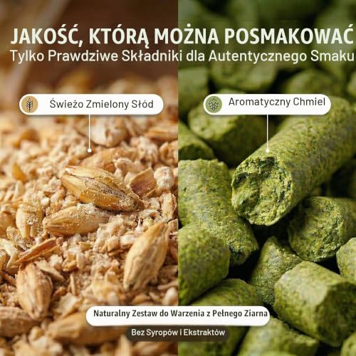 Brew Monkey® Jasny zestaw do warzenia piwa | kompletny zestaw 5 litrów piwa | 6,4% objętości | zestaw do warzenia piwa | prezent dla mężczyzn | prezenty dla mężczyzn