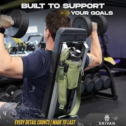 Magnetic Gym Bag for Men and Women – Water Bottle Holder, Magnetic Attachment, Phone & Key Pocket, Crossbody Pouch – Compact Workout Bag for Travel, Sports, Work, Fitness 6