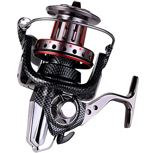 Image of Fishdrops Surf Spinning Reel, Size 10000 12000 Saltwater Fishing Reels, Full Metal Frame 31 LBs Max Drag, 10+1 Stainless BB Ultra Smooth Powerful, High Capacity Long Casting Spinning Reels