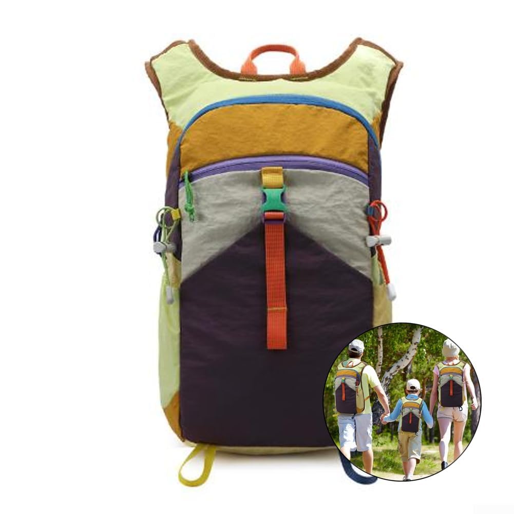 Drawup Zaino Trekking Impermeabile Nylon Leggero 40cm(Size S)