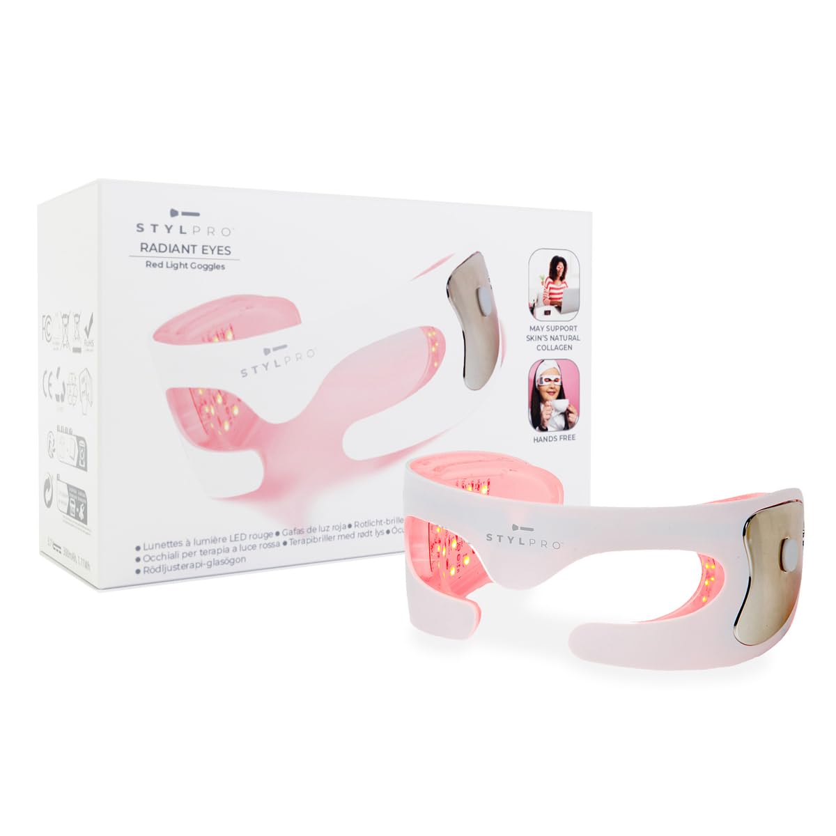 Stylpro Radiant Eyes Red Led Goggles