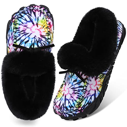 Best Winter Boots for Pregnancy: Comfort & Support 15 BARERUN Womens Snow Boots Winter Shoes with Fur Lined Warm Slip On Boots for Women Slippers Booties Comfortable Outdoor Shoes Blue Women Size 8.5