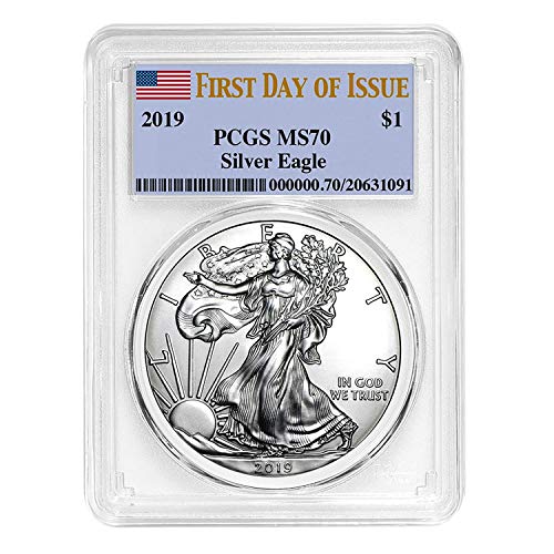 2019 American Silver Eagle First Day of Issue $1 MS-70 PCGS