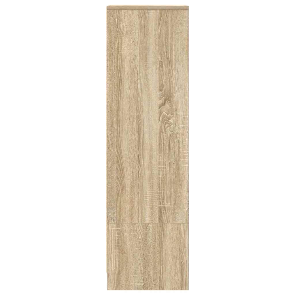vidaXL Komoda Sonoma Oak 29,5x34x119,5 cm Drewno klejone