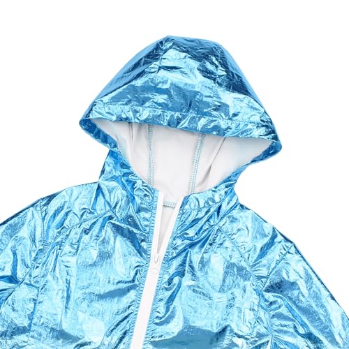 Image of JESKIDS Girls Boys Rain Jacket Lightweight Waterproof Raincoat Breathable Windbreaker for Kids Outdoor 4-13 Years