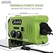 [Upgraded Version] Emergency Solar Hand Crank Portable Radio, Self Powered NOAA Weather Radio for Emergency with AM/FM, LED Flashlight, Reading Lamp, 2000mAh Power Bank and SOS Alarm
