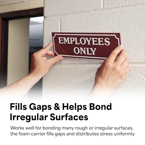 Image of 3M 4026 Double Coated Urethane Foam Tape, Bonding, Attaching, Mounting, White, 0.75 in x 5 yd, 1 Roll