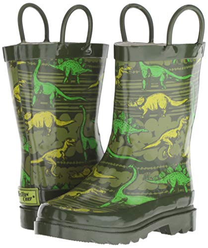 Image of Western Chief Kids Ladybug Rain Boot(Toddler /Little Kid /Big Kid) | Built for outdoor play, pull-on loops for self-dressing, comfort EVA insole, rubber traction outsole, toddler to big kid size