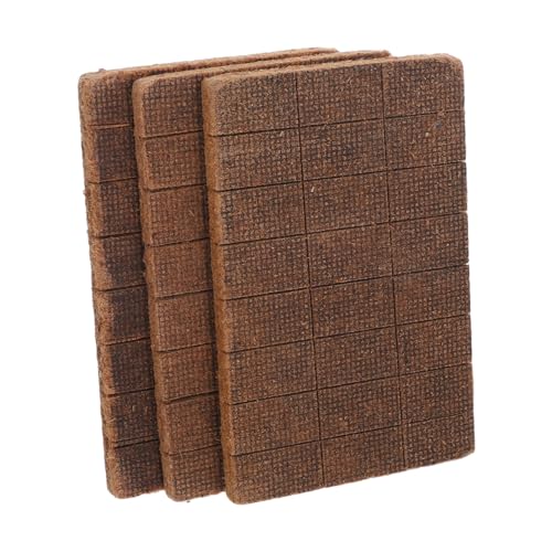 BESPORTBLE 72pcs Outdoor Fire Starter Bbq Fire Starter Blocks Natural for Barbecues and Grill Wood Fiber and Wax Cubes