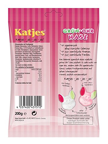 Katjes Green Ear Rabbit Gums - 175g