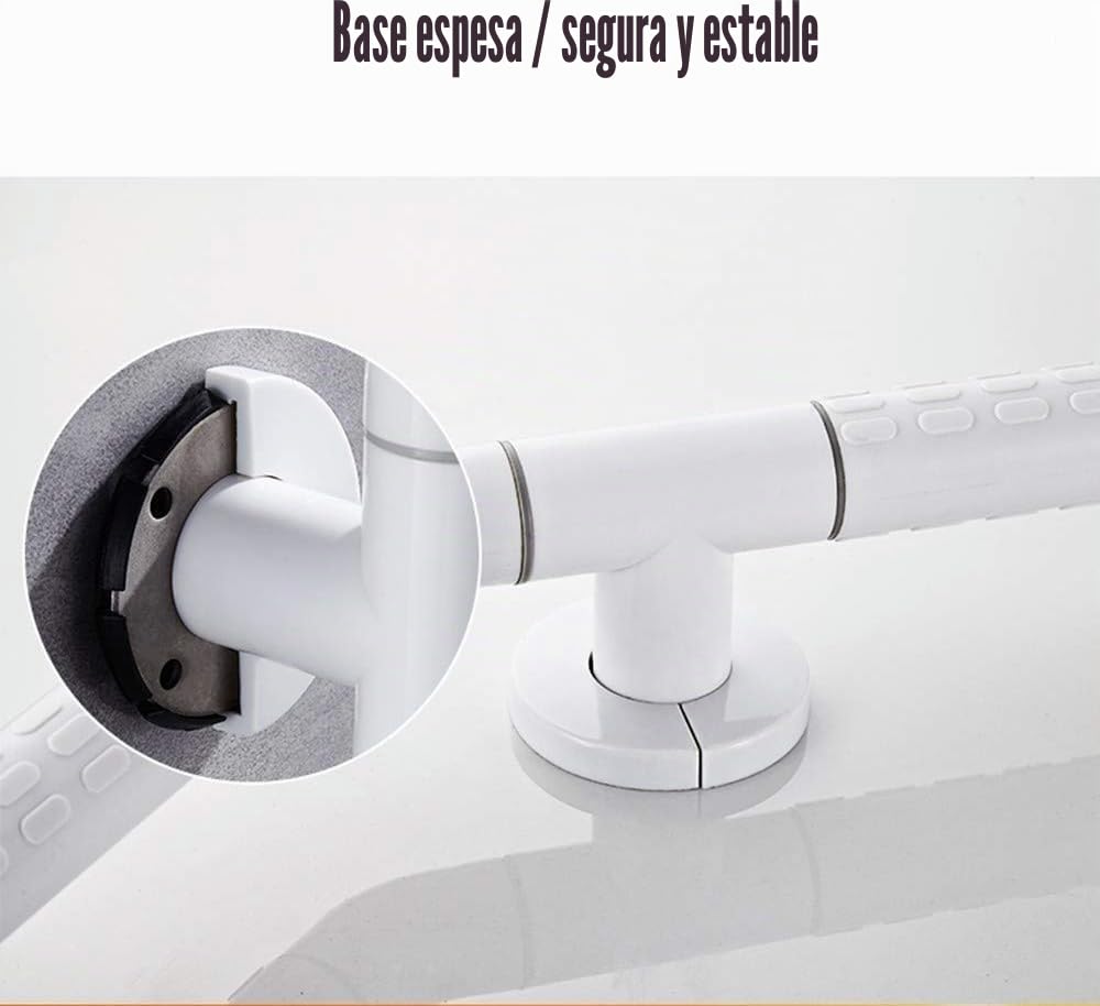 135° Asidero asa de Seguridad para Baño Acero Inoxidable Agarraderas Ducha para Personas Mayores y Discapacitadas Antideslizante Asidero para Banera 40 * 60cm