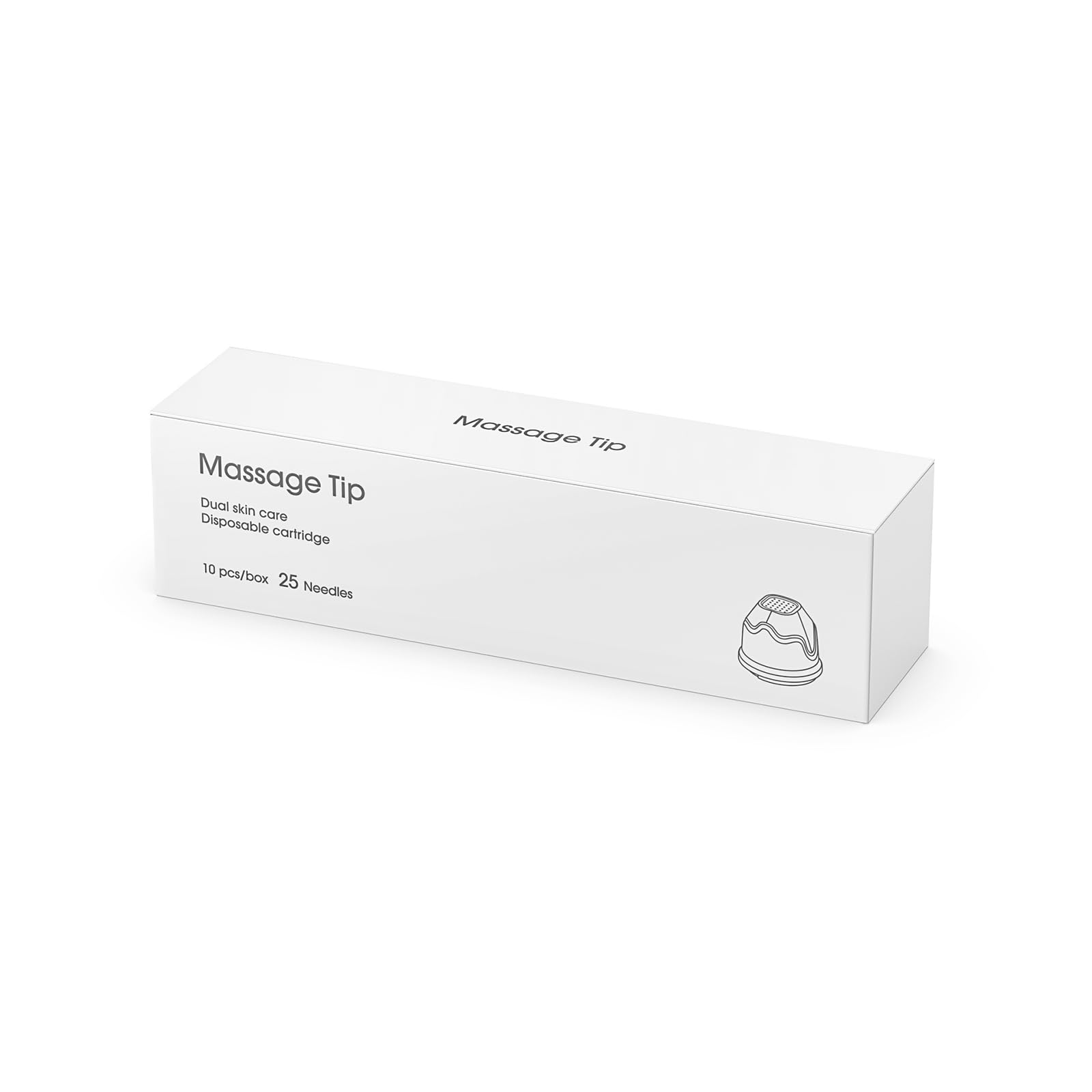 10 Pièces de Cartouches à 25 Aiguilles pour Bio Pen Q2 - Cartouches d'Aiguilles de Microneedling de Remplacement Authentiques pour Bio Pen - Conçues pour le Soin des Joues ou de l'Ensemble du Visage