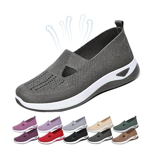 Addenno Shoes for Women, Selleren Orthopedic Shoes, Women's Comfortable Breathable Knitted Sneakers