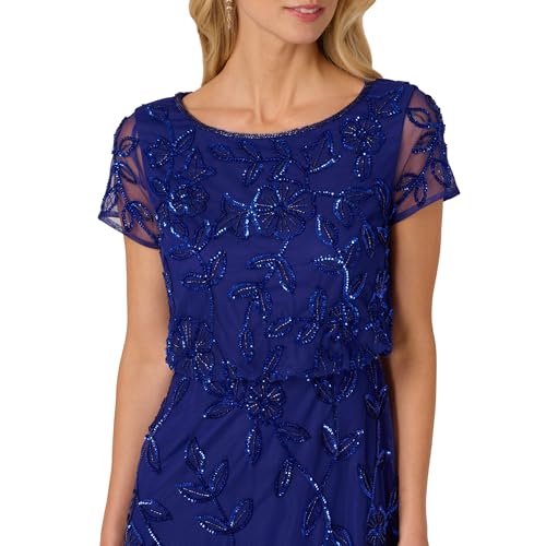 Image of Adrianna Papell Embellished Mikado Gown