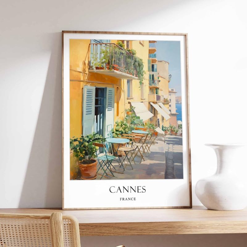 Poster Cannes d'exception, affiche Riviera decoration murale de prestige A0