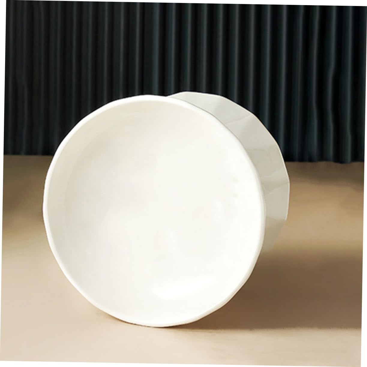 minkissy Comedero Elevado y Capacidad Grande de Cerámica para Gatos Diseño Ergonómico Cuenco Blanco para Alimentación y Decoración en Interiores