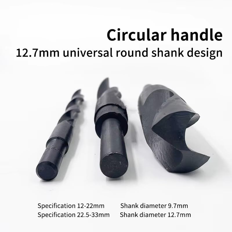 1pcs HSS Fried Dough Twists Drill 9.7mm 12.7mm Shank Metal Drill