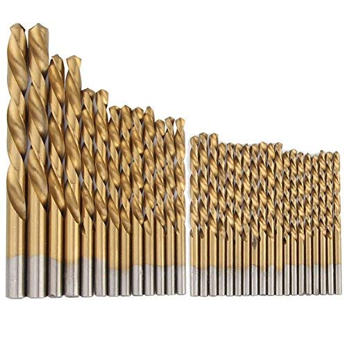 Forets HSS titane 1.5-10 mm coffret de 99 pièces Twist de forets pour tournevis sans fil