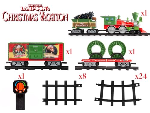 image for Lionel Battery-Operated Christmas Vacation Toy Train Set with Locomoti