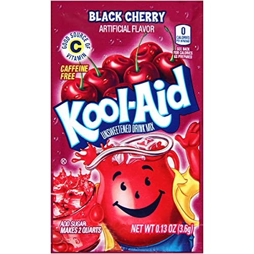 image for Kool-Aid Black Cherry Flavored Unsweetened Caffeine Free Powdered Drin