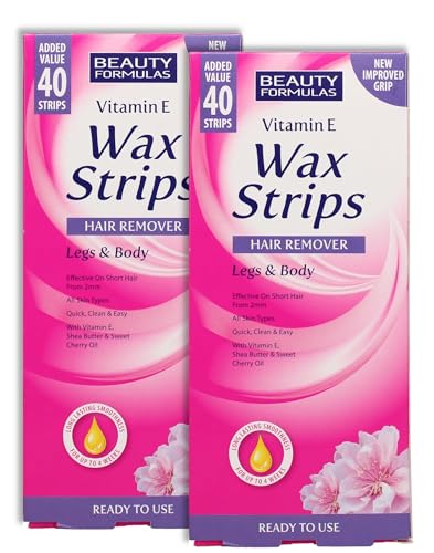2x 40 Beauty Formulas Cold Wax Strips – Bundled by GetInStyle Shop