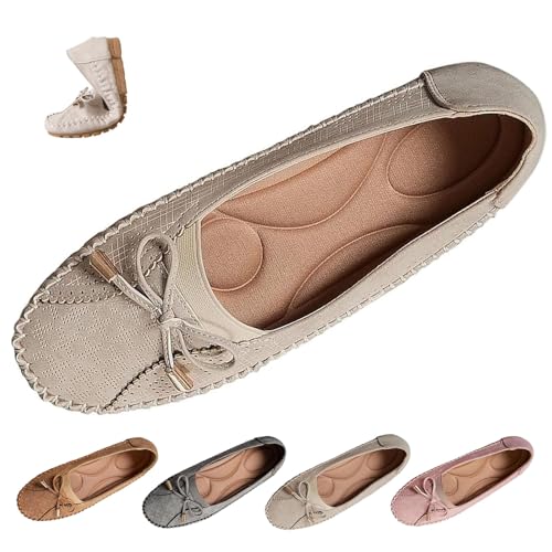 Mocassins orthopédiques en cuir confortables pour des journées actives sans douleur