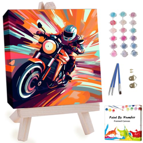 Artunion Motorcycle Framed Paint
