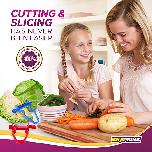 The Original Magic Trio Peeler Slicers Shredders For Fruits And Vegetables With Spiralizer, Julienne, Cutter And Grater Kitchen Helper, Picador De Verduras Pelador Papas Y #TOP6