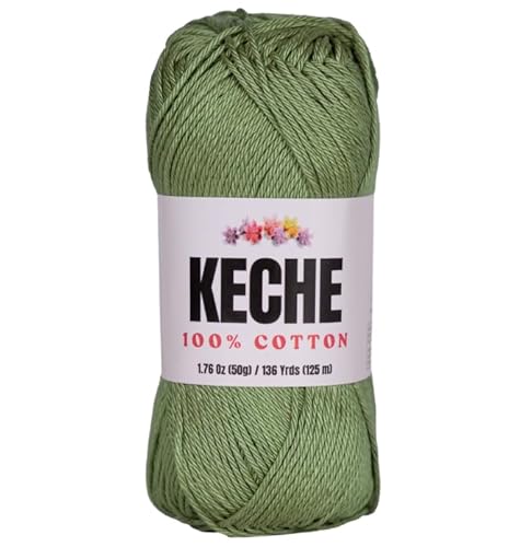 Cotton Yarn - 100% Cotton Yarn for Crocheting and Knitting,