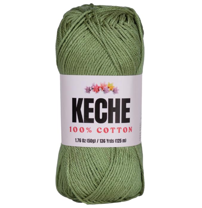 Cotton Yarn - 100% Cotton Yarn for Crocheting and...