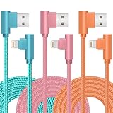 MFi-zertifiziertes Lightning-Kabel: MFi-zertifiziert und mit Apples verbesserten Anschlüssen (langlebig) und intelligenten Chips, die sicherstellen, dass keine Warnmeldungen angezeigt werden. Dieses iPhone-Ladekabel unterstützt auch schnelles Laden (bis zu 2,4A) und verhindert gleichzeitig Überhitzung und Überladung, um Sie und Ihr Gerät zu schützen.