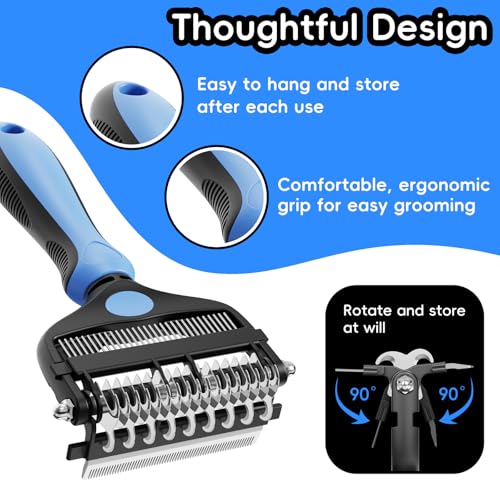 AXEFUN 3-in-1 Pet Grooming Brush