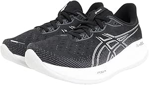asics(アシックス) （ASICS） ランニングシューズ ゲルキュムラス26ワイド ブラック グレー 1012B600.002 スニーカー クッション性