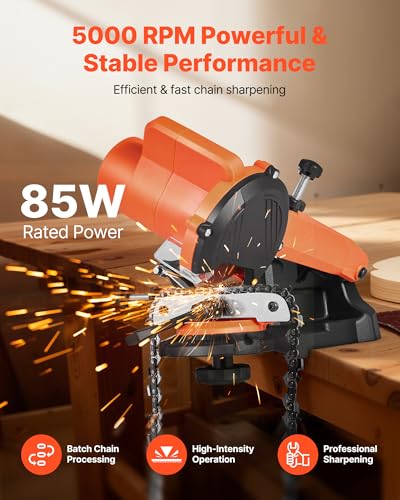 VEVOR 85W Bench Chainsaw Sharpener