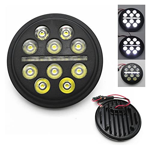 Moto Antibrouillard Phare LED : Accessoires de Protection 4.5 Pouces pour Moto Harley - 2