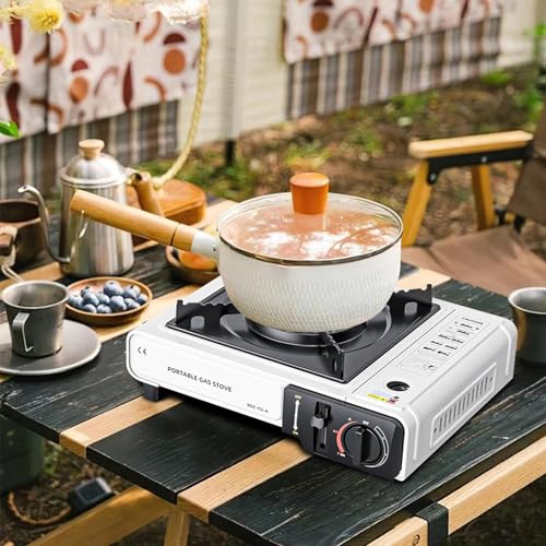 Cuisine extérieure avec ce poêle de camping portable et grill - 4