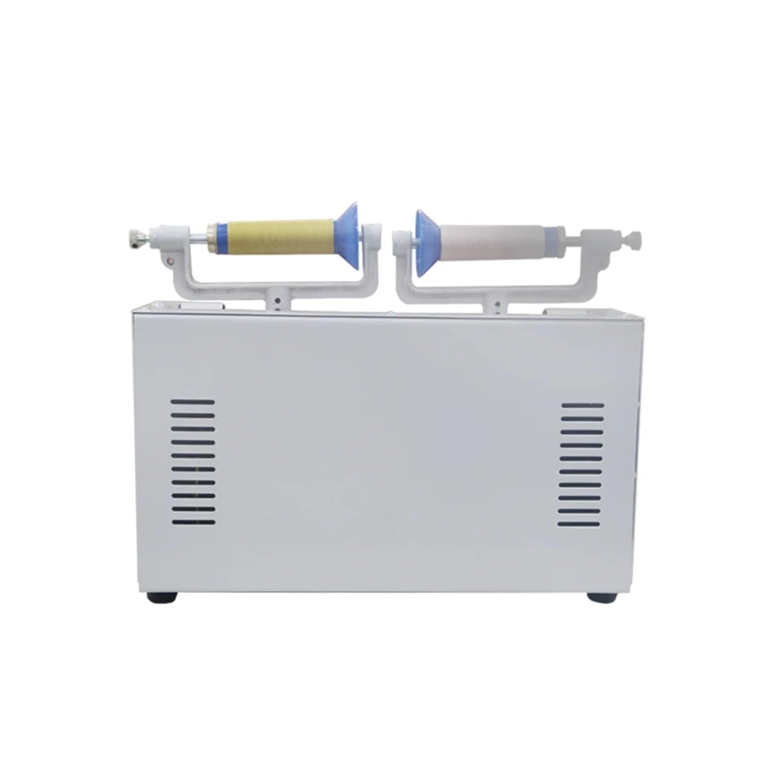 Máquina rebobinadora de bobinado divisor de doble cabezal, máquina rebobinadora de bobinado divisor de hilo de bordar de hilo de coser GC-20S